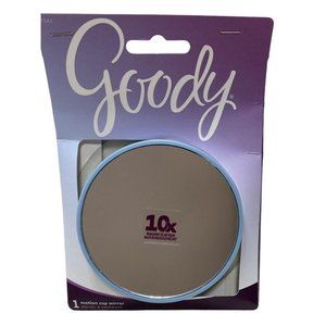 Goody 10x Magnification Mirror, Small/Compact Mirror, Portable Mini Glass Mirror